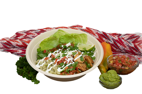 Image of Trig's Taqueria burrito bowl selection.