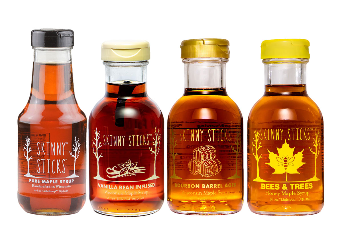 Image of the Skinny Sticks Maple Syrup Flavors