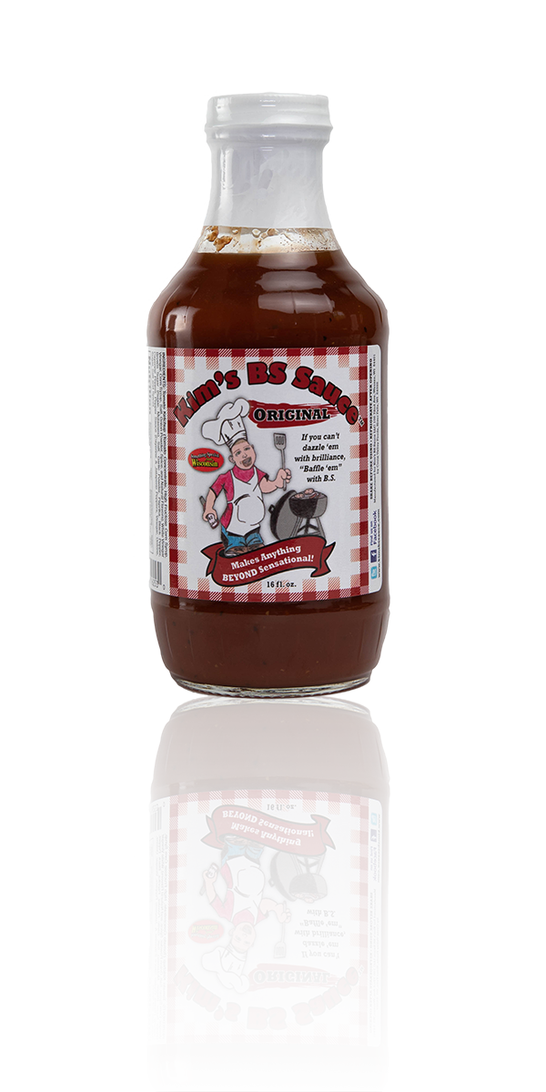 Image of Kim's BS Sauce original flavor available at all Trig's locaitons.