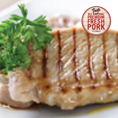 Trig's All Natural Boneless Pork Chops, Family Pack, $2.49/lb