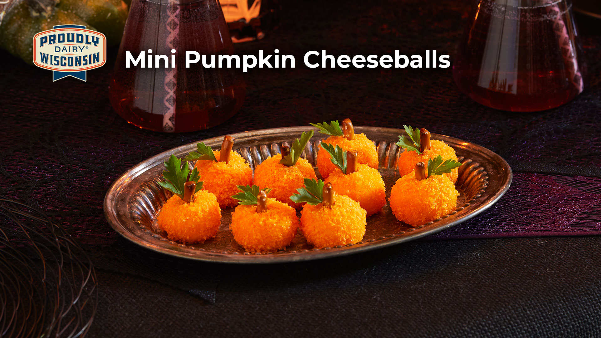Click to download the Mini Pumpkin Cheddar Cheeseball recipe