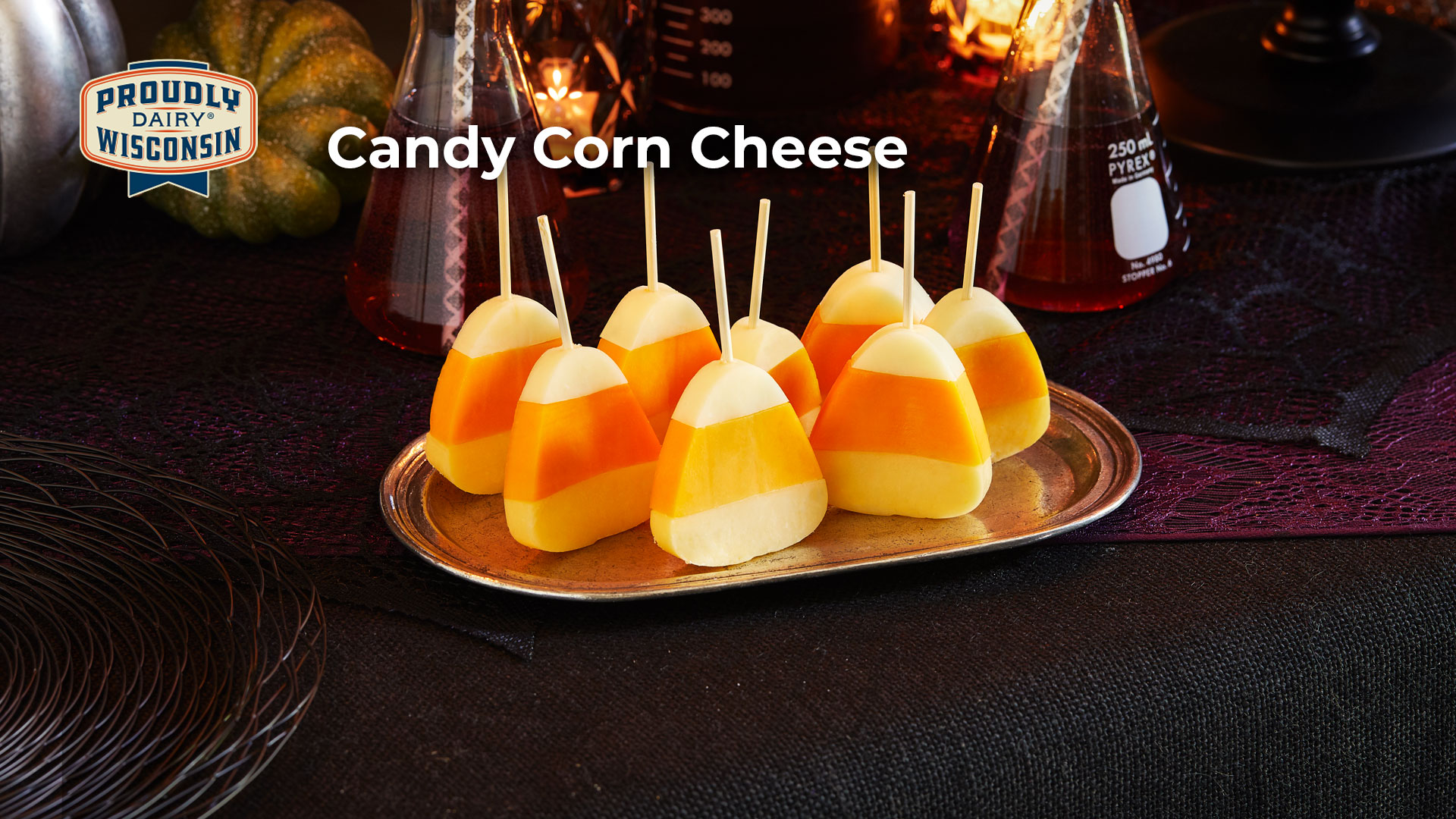 Click image to download the Candy Corn Cheese pick recipe