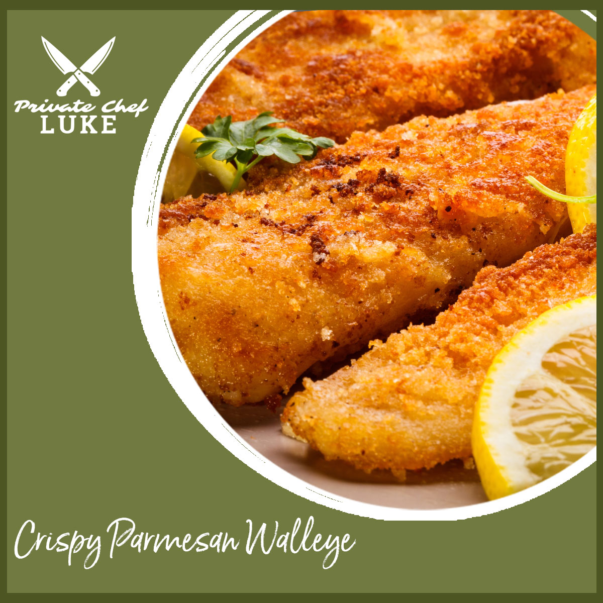 Click to view and download the recipe for Chef Luke's Crispy Parmesan Walleye.