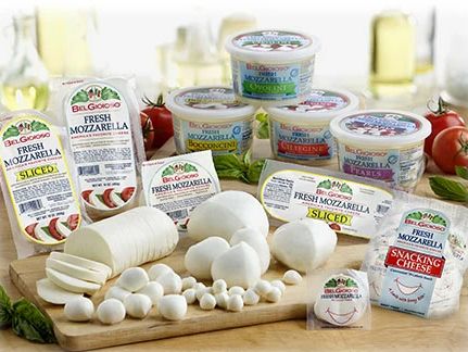 Image of Belgioiosio's fresh mozzarella cheese products available in our delis.